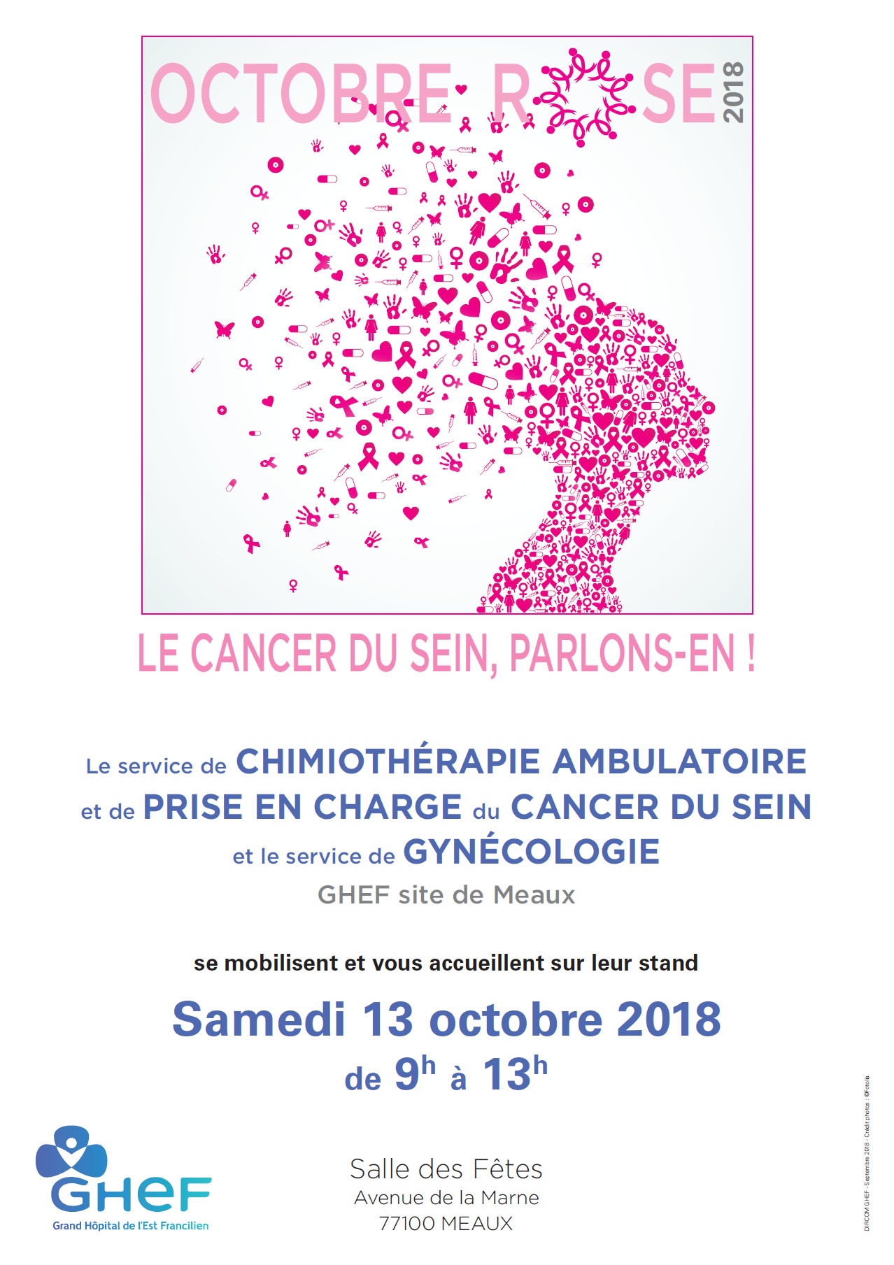 Octobre rose Meaux GHEF Grand Hopital de l'Est Francilien