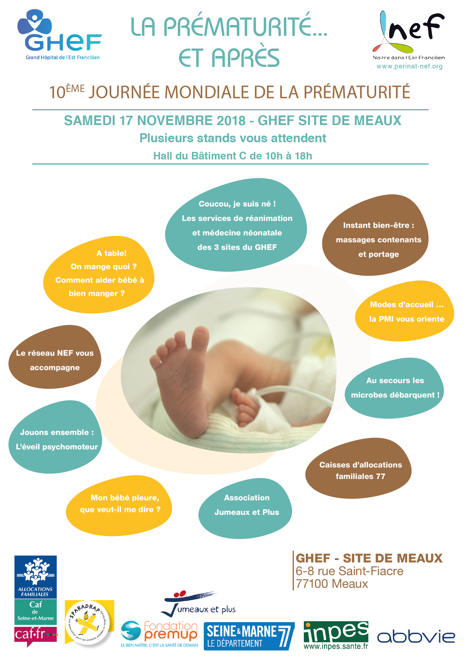Prématuré Prématurité GHEF Grand Hôpital de l'Est Francilien Meaux