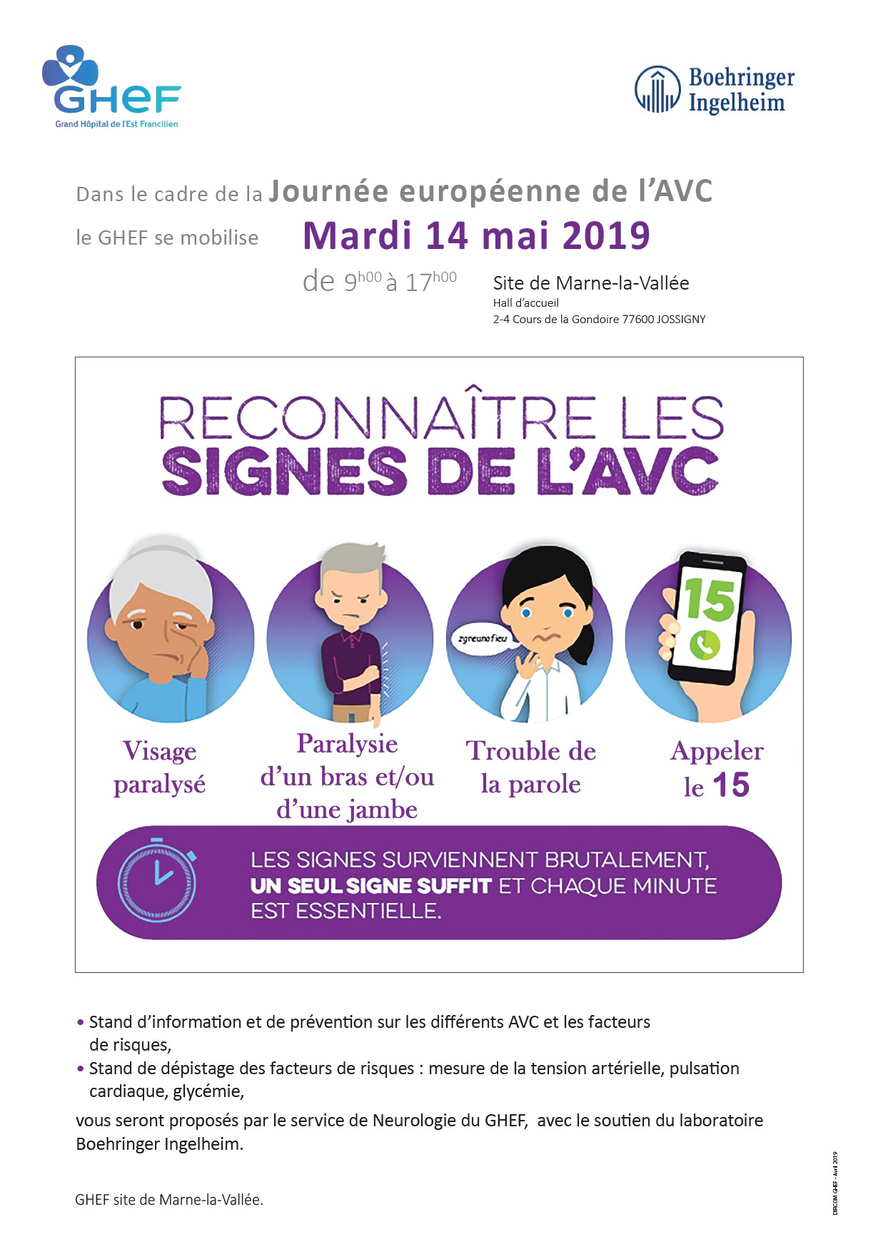 AVC prevention GHEF Neurologie