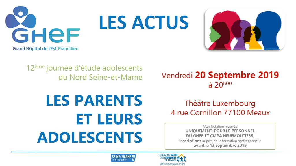 Pedopsychiatrie Adolescent Parent relation GHEF