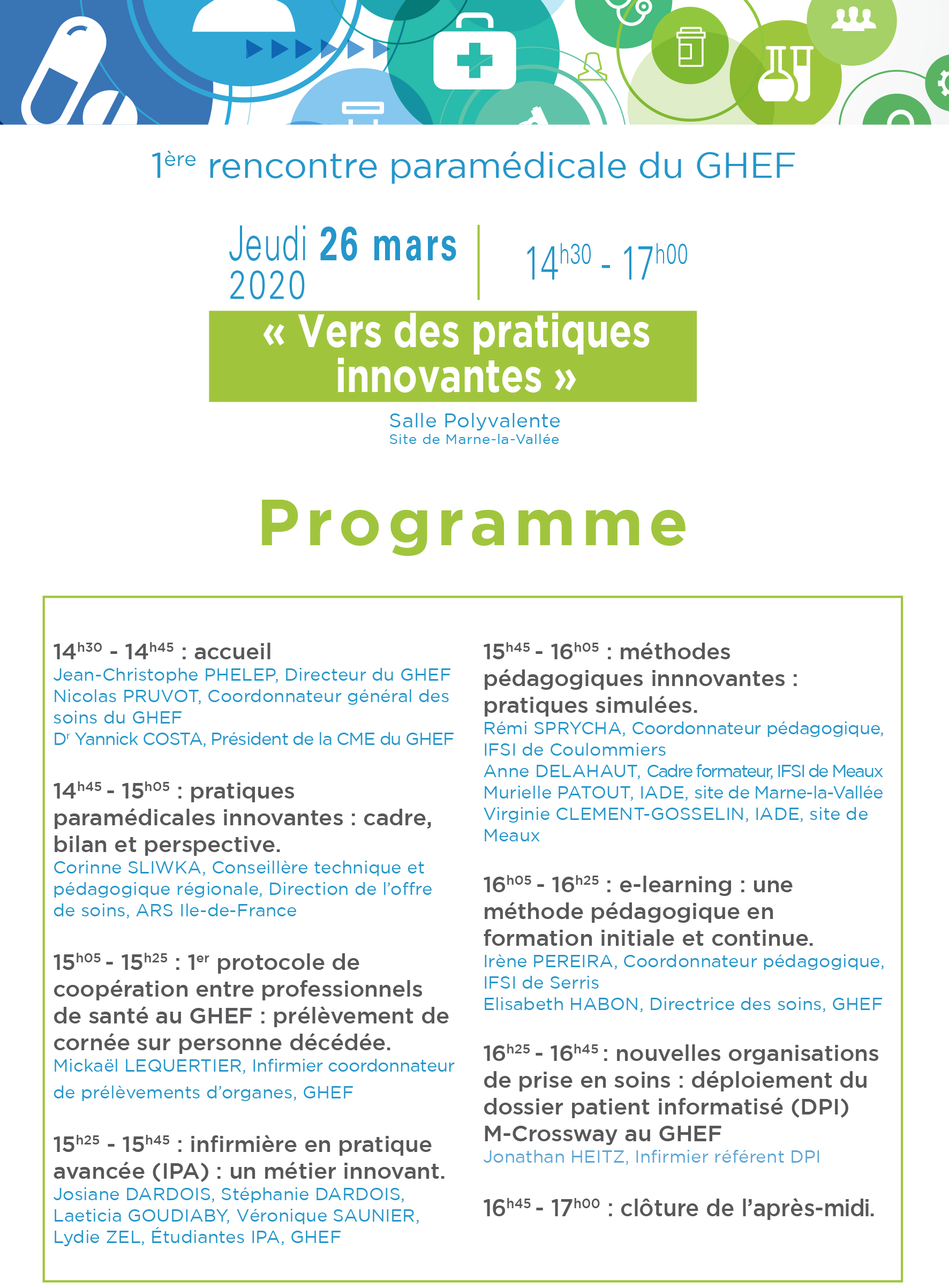 journee Paramedicale GHEF