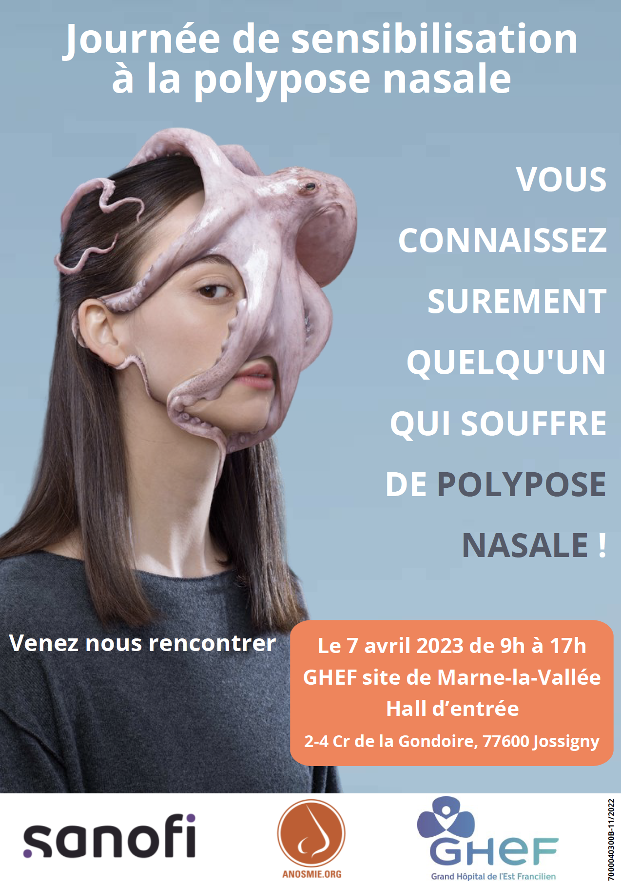 Flyer Journée sensibilisation Polypose nasale