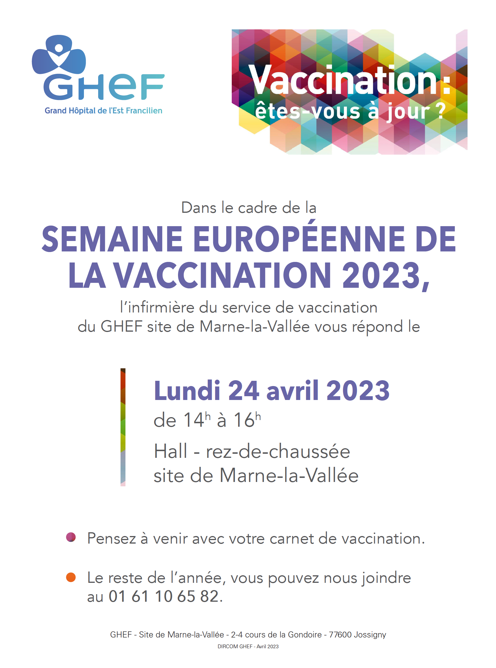 Semaine européenne de la vaccination - MLV