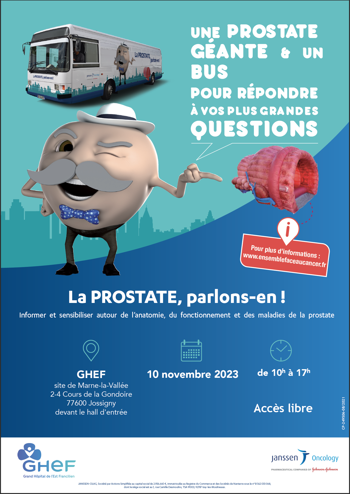 Affiche Journée prostate 2023