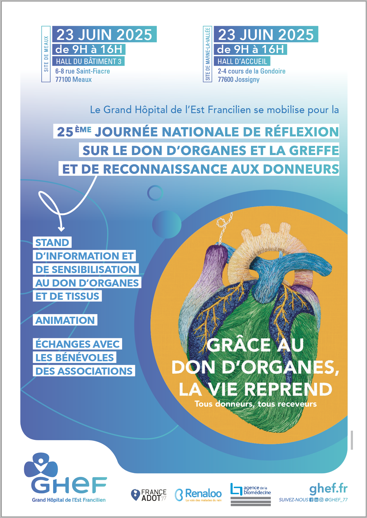GHE - Journée Don d'organe et de tissus - MX et MLV