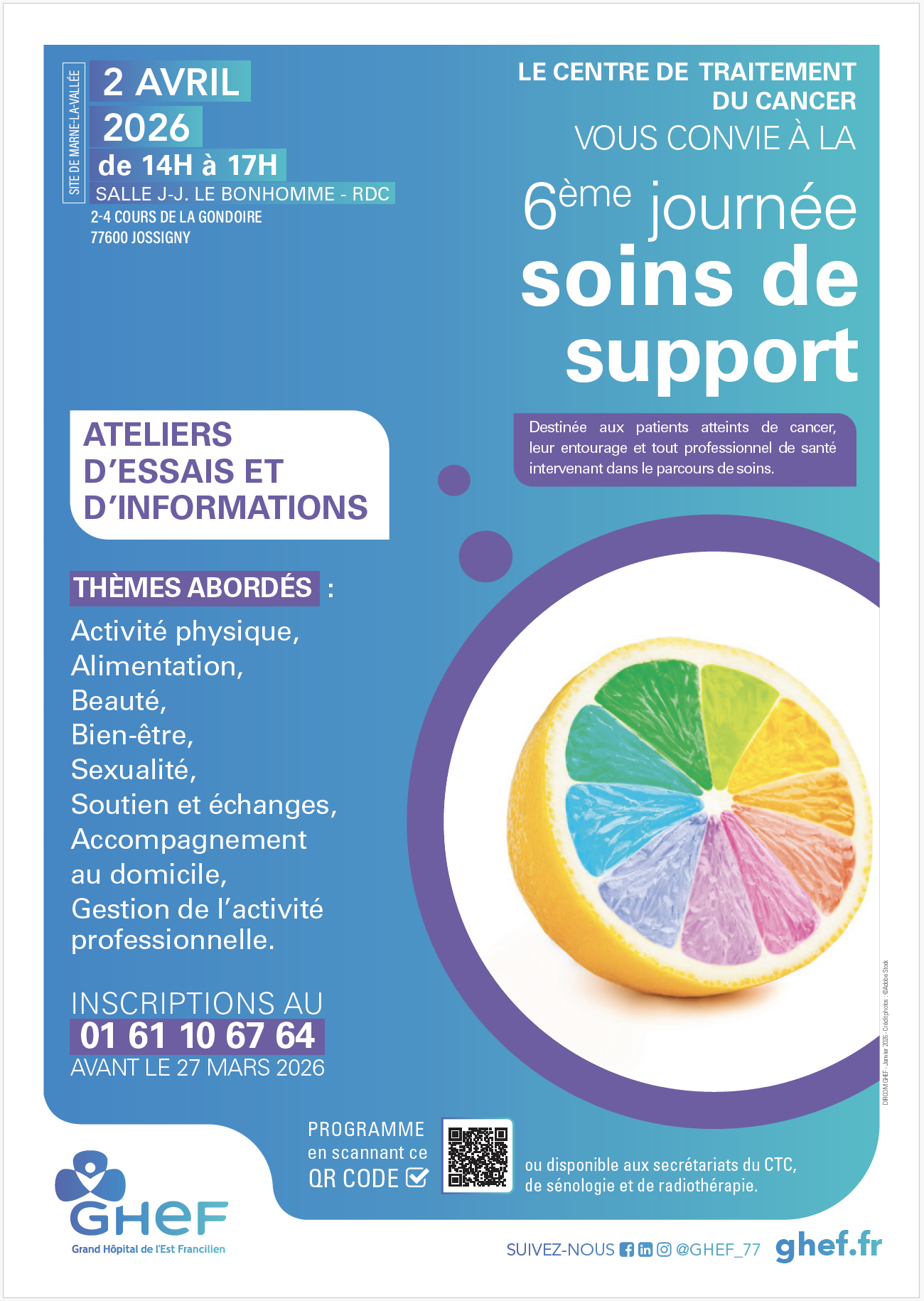 GHEF - Journée Soins de support 2026