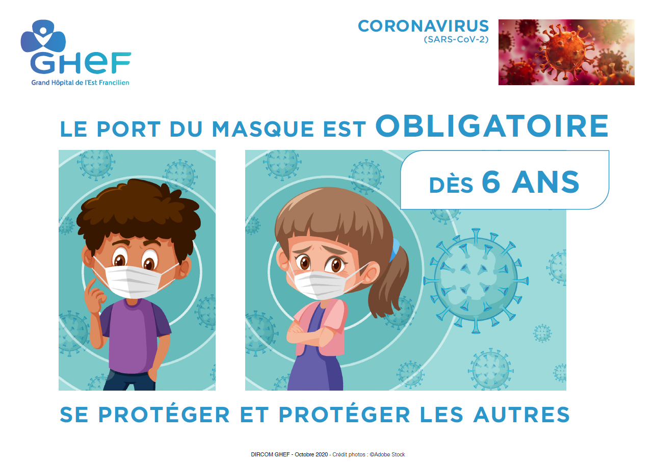 obligation masque enfant GHEF