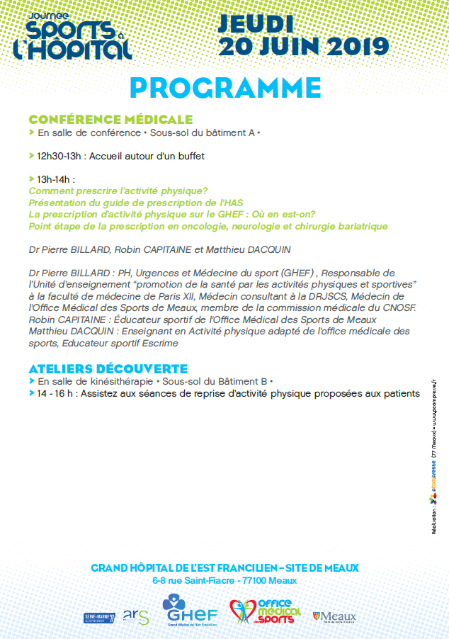 sport hopital GHEF