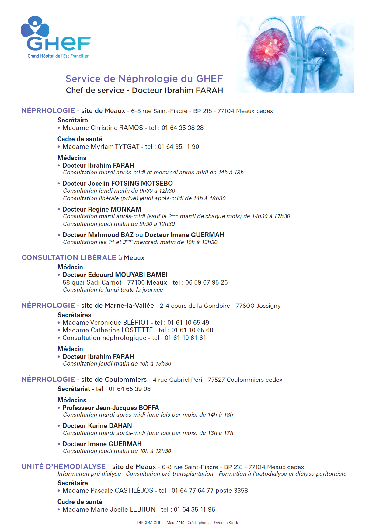 Fiche mémo - Néphrologie