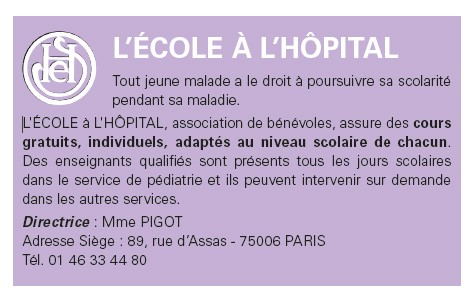 photo Ecole hôpital